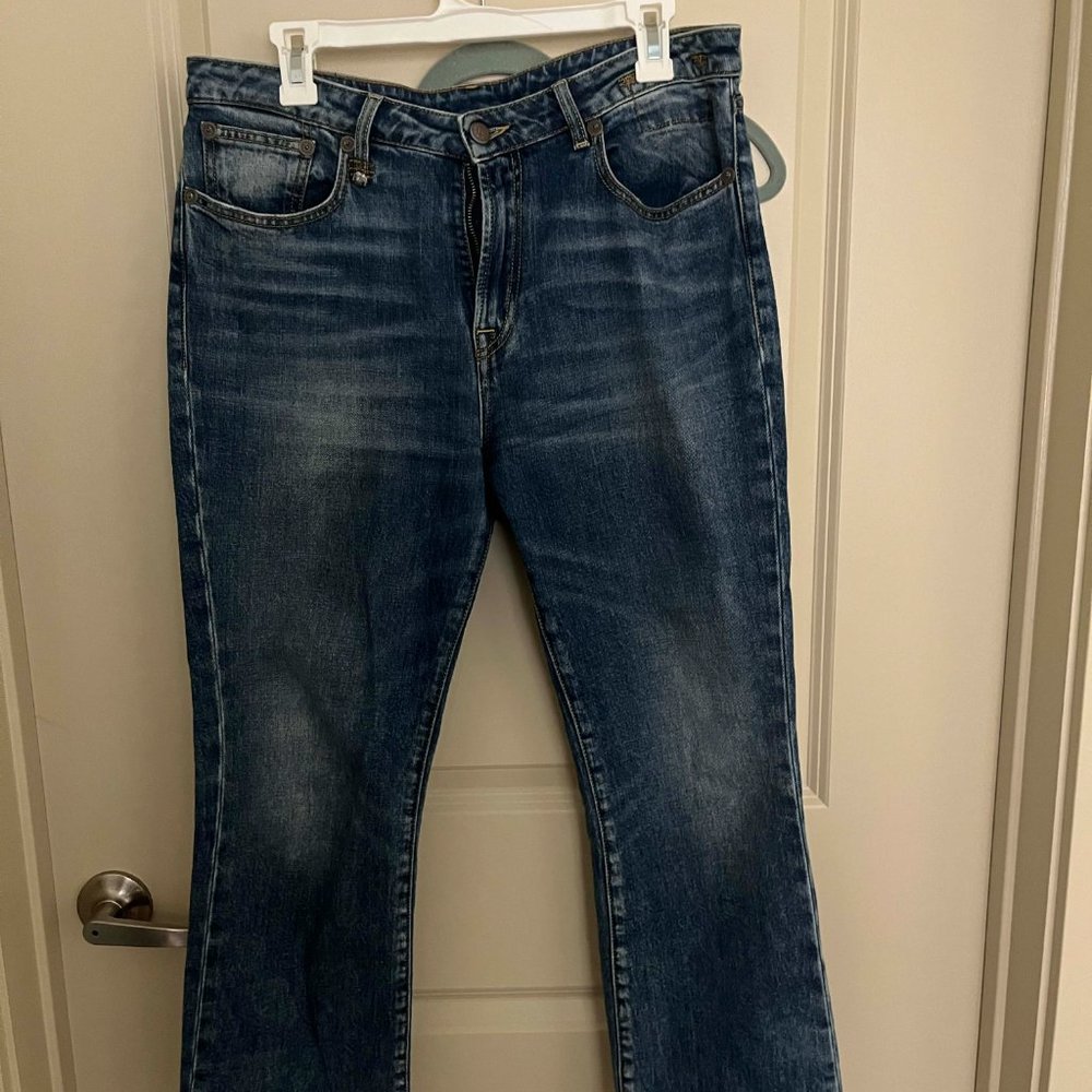 R13 straight leg jeans